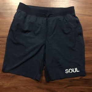 Soulcycle Lululemon men’s shorts with waistband